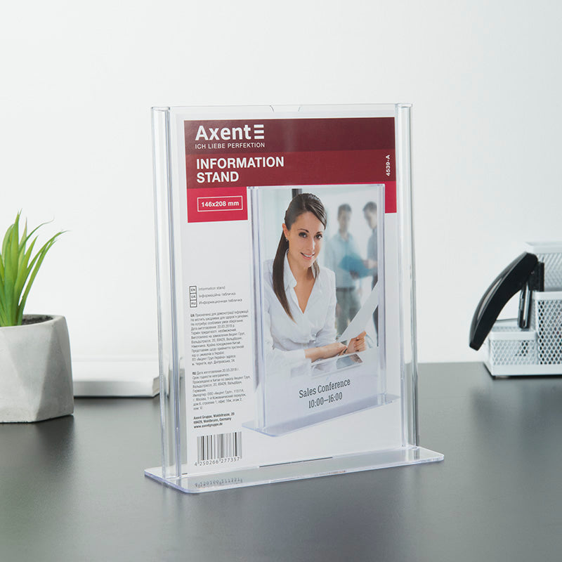 Information card stand Axent 4539-A, A5