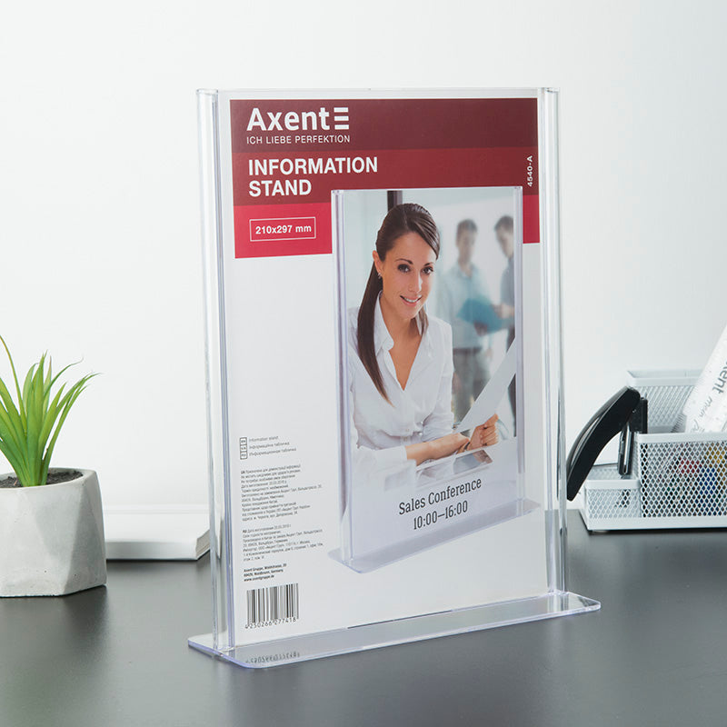 Information card stand Axent 4540-A, A4