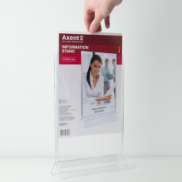 Information card stand Axent 4542-A, A4