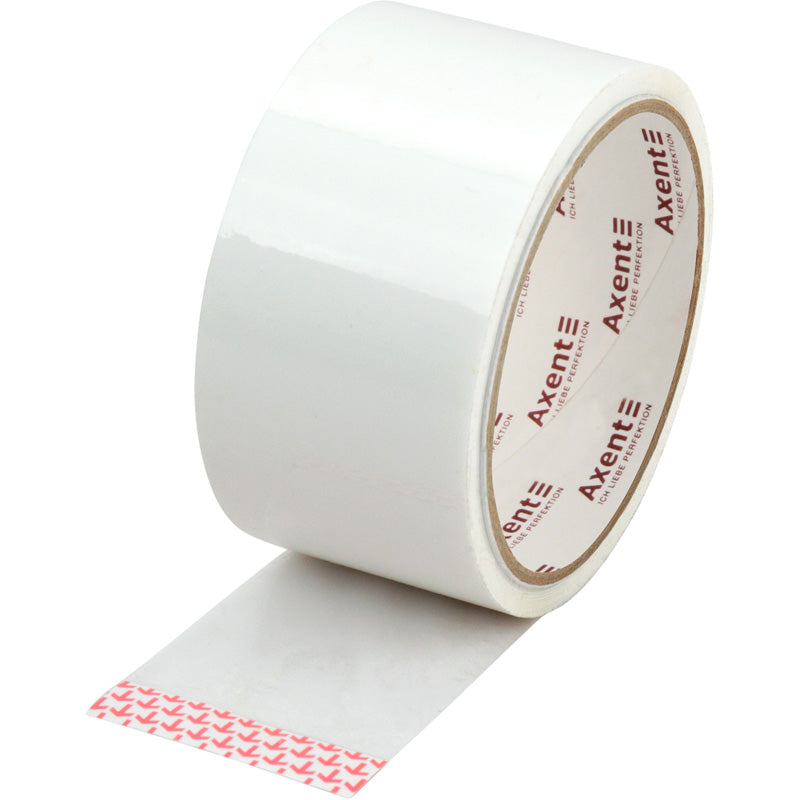 Packing tape Axent 3044-21-A, 48 mm*35 m, 40 mcm., white