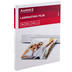 Laminating film Axent 2030-A, A4 (216x303 mm), 100 microns, 100 pcs.