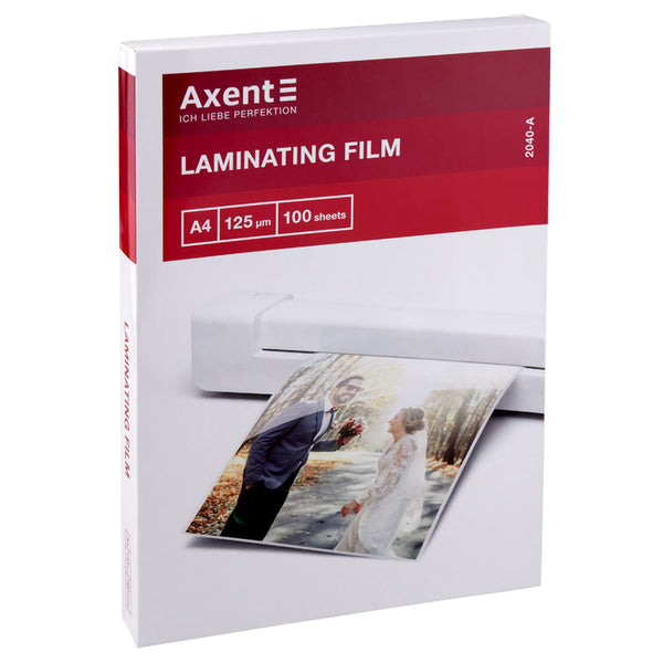 Laminating film Axent 2040-A, A4 (216x303mm), 125 microns, 100 pcs.
