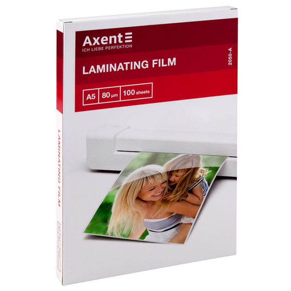 Laminating film Axent 2050-A, A5 (154х216mm), 80 microns, 100 pcs.
