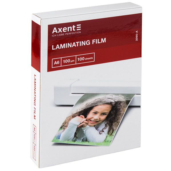 Laminating film Axent 2060-A, A6 (111x154 mm), 100 microns, 100 pcs.