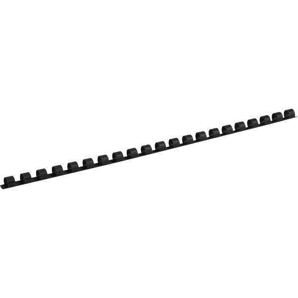 Plastic comb ring Axent 2908-01-A, 8 mm, black, 100 pcs.