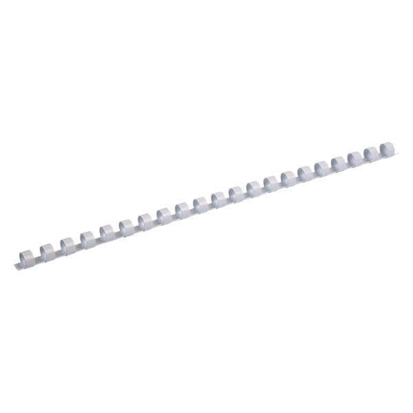 Plastic comb ring Axent 2908-21-A, 8 mm, white, 100 pcs.