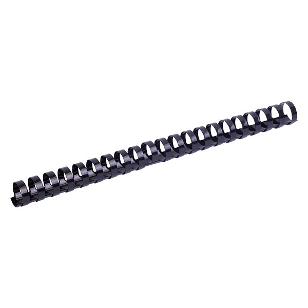 Plastic comb ring Axent 2910-01-A, 10 mm, black, 100 pcs.