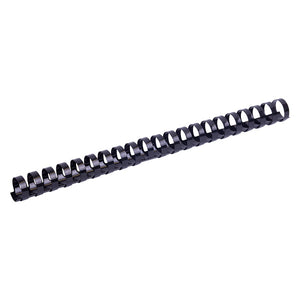 Grzbiet do bindowania plastikowy Axent 2910-01-A, d 10 mm, czarny, 100 szt.