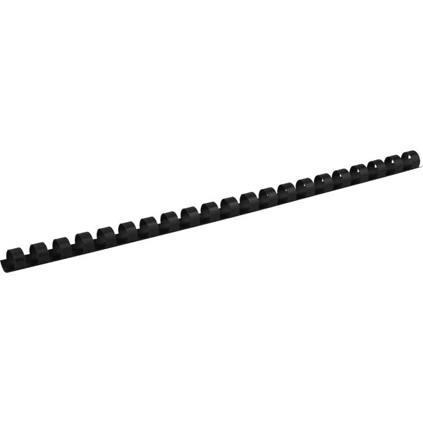 Plastic comb ring Axent 2912-01-A, 12 mm, black, 100 pcs.
