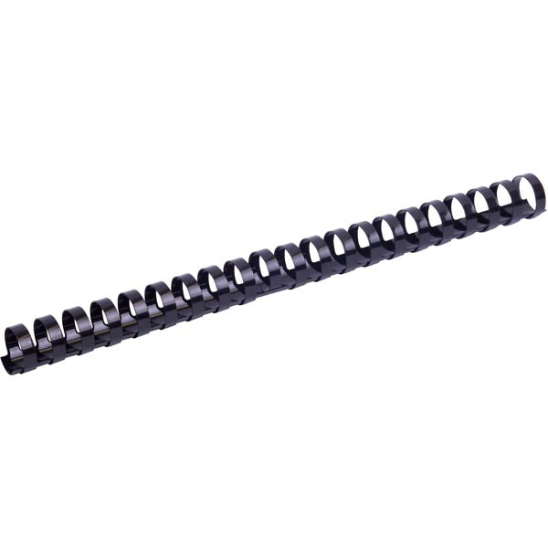 Plastic comb ring Axent 2916-01-A, 16 mm, black, 100 pcs.