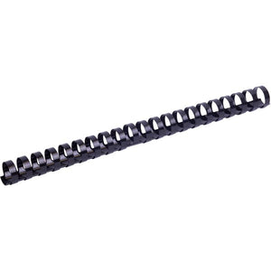 Plastic comb ring Axent 2916-01-A, 16 mm, black, 100 pcs.
