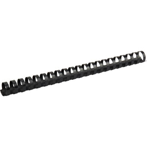 Plastic comb ring Axent 2922-01-A, 22 mm, black, 50 pcs.