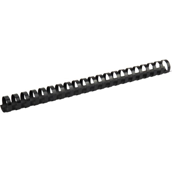 Plastic comb ring Axent 2922-01-A, 22 mm, black, 50 pcs.