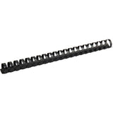 Plastic comb ring Axent 2922-01-A, 22 mm, black, 50 pcs.