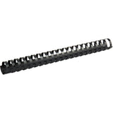 Plastic comb ring Axent 2928-01-A, 28 mm, black, 50 pcs.