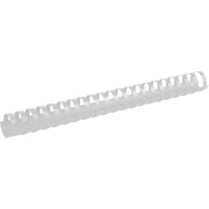 Grzbiet do bindowania plastikowy Axent 2928-21-A, d 28 mm, biały, 50 szt.