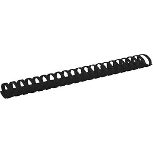 Plastic comb ring Axent 2938-01-A, 38 mm, black, 50 pcs.