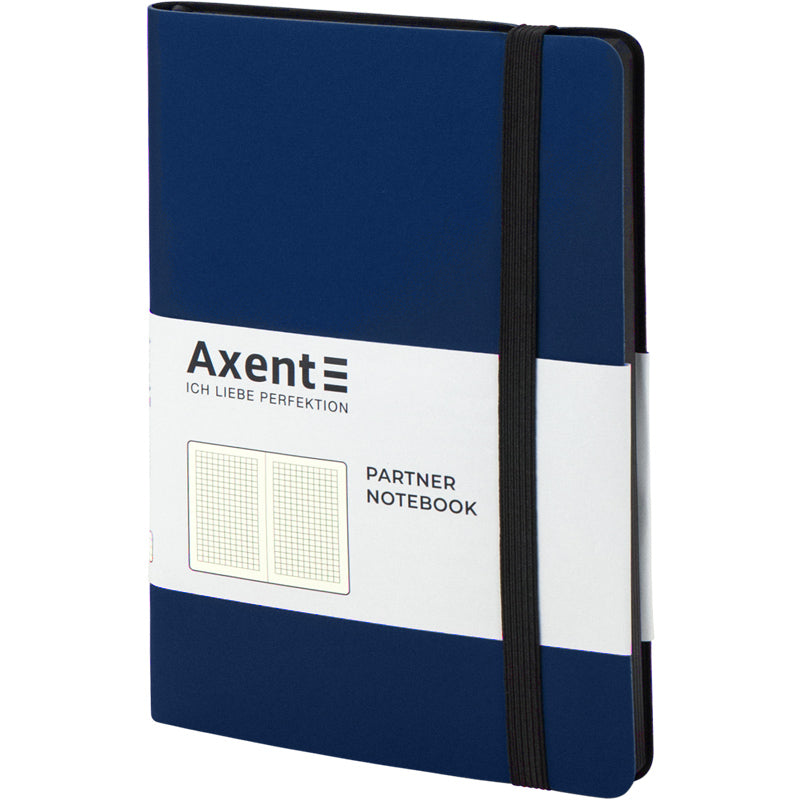 Notebook Axent Partner Soft 8206-02-A, 125*195 mm, 96 sheets, squared paper, blue