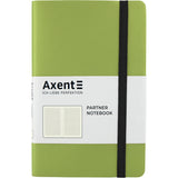 Notebook Axent Partner Soft 8206-09-A, 125*195 mm, 96 sheets, squared paper, light green