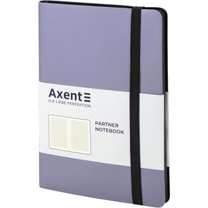 Notes Axent Partner Soft 8206-34-A, 125*195, 96 kartek, kratka, srebrzysty