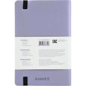 Notes Axent Partner Soft 8206-34-A, 125*195, 96 kartek, kratka, srebrzysty