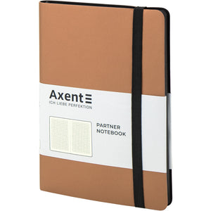 Notes Axent Partner Soft 8206-35-A, 125*195, 96 kartek, kratka, złoty