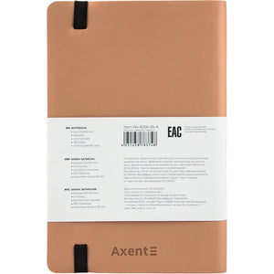 Notes Axent Partner Soft 8206-35-A, 125*195, 96 kartek, kratka, złoty