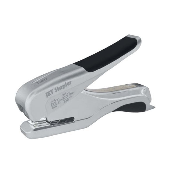 Stapler Axent Jet 4801-03-A, plastic, №24/6, 25 sheets, grey-black
