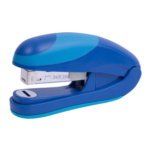 Zszywacz  Axent Ocean 4804-02-A, Flat Clinch, plastikowy, №24/6, 25 kartek, niebieski