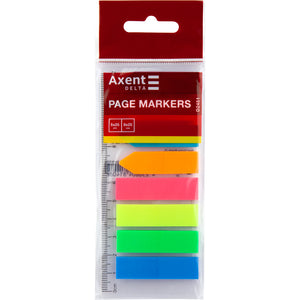 Page markers Delt D2451, 8х12х45 mm, 200 pcs., assorted colors