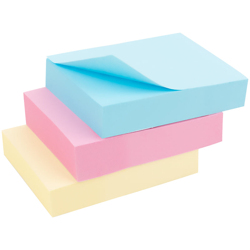 Sticky notes Delta D3311, 50x40 mm, 100 sheets per pad, 3 pads