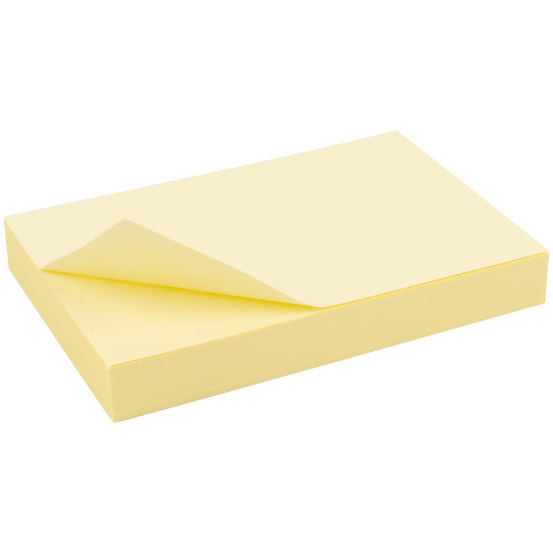 Sticky notes Delta D3312-01, 50x75 mm, 100 sheets, yellow