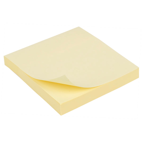 Blok karteczek samoprzylepnych Delta D3314-01, 75x75mm, 100 arkuszy, żółty