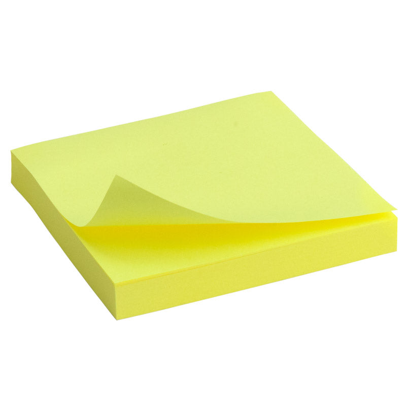 Sticky notes Delta D3414-11, 75x75 mm, 100 sheets, bright yellow
