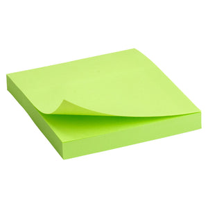 Blok karteczek samoprzylepnych Delta D3414-12, 75x75mm, 100 arkuszy, neon zielony