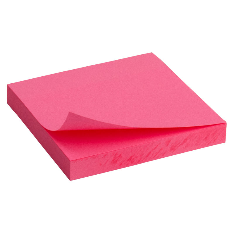 Sticky notes Delta D3414-13, 75x75 mm, 100 sheets, bright pink