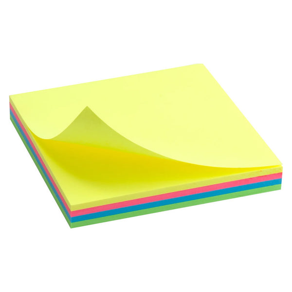 Sticky notes Delta D3325-02, 75x75 mm, 100 sheets, neon