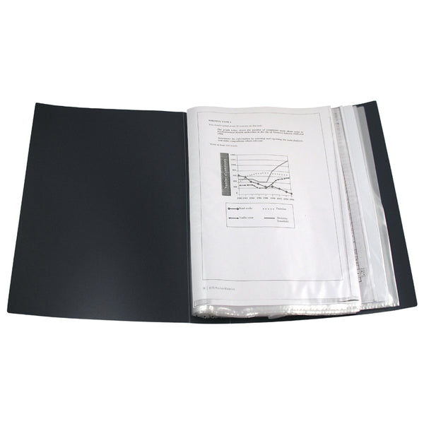 Display-book Axent 1200-01-A, 100 files, black