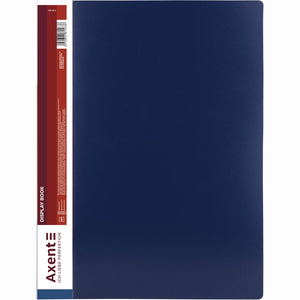 Display-book Axent 1200-02-A, 100 files, blue