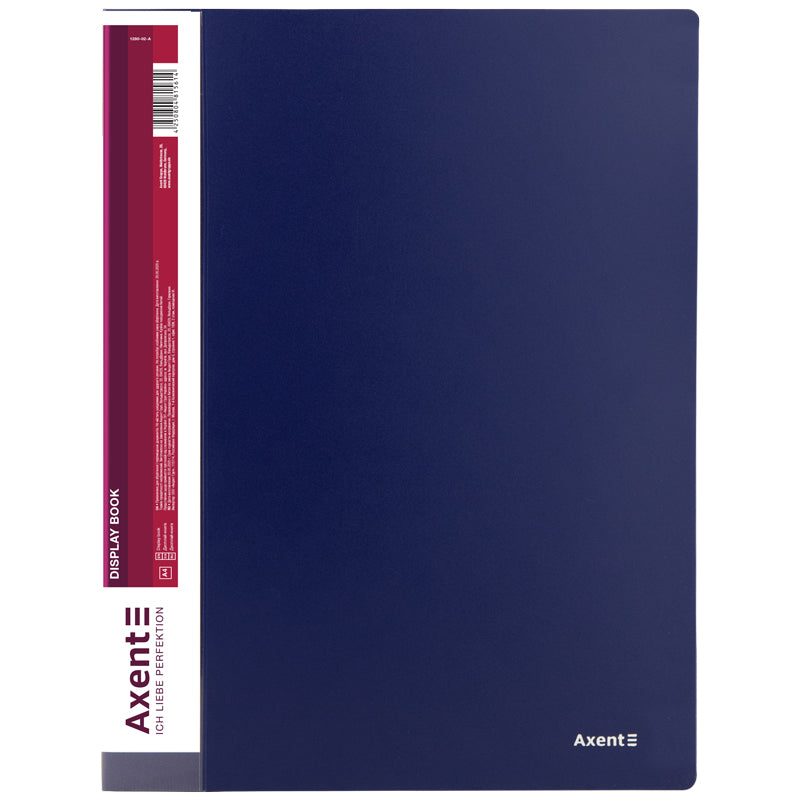 Display-book Axent 1280-02-A, 80 files, blue