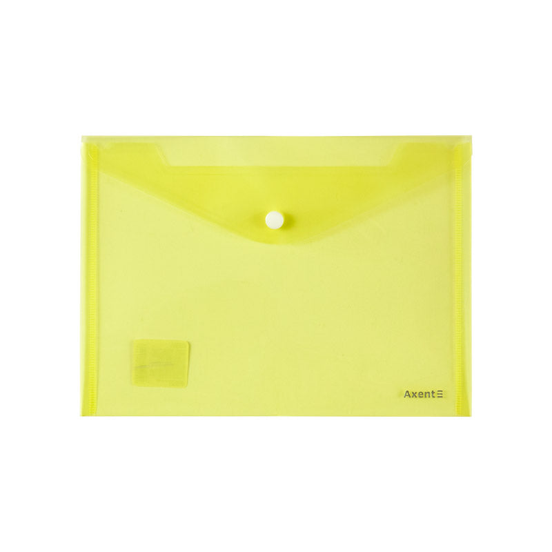 Folder with button Axent 1522-26-A, А5, orange