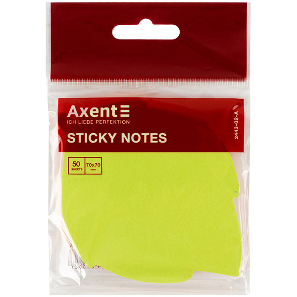 Sticky notes Axent 2443-02-A, leaf, 70х70 mm, 50 sheets