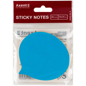 Sticky notes Axent 2443-03-A, phrase, 70х70 mm, 50 sheets