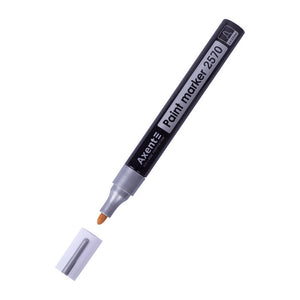 Marker Axent Paint 2570-A, 2,4-2,8 mm, round, silver