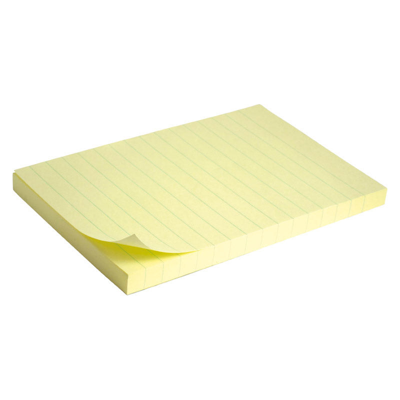 Sticky notes Delta D3330-01, lined, 100x150 mm, 100 sheets