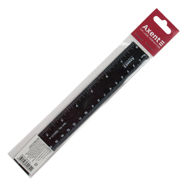 Ruler Axent 7620-01-A, 20 cm, plastic, black