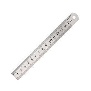 Ruler Axent 7715-A, 15 cm, steel