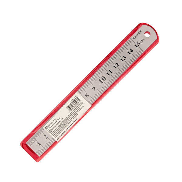 Ruler Axent 7715-A, 15 cm, steel