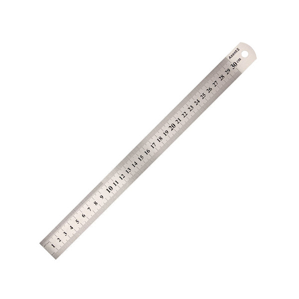 Ruler Axent 7730-A, 30 cm, steel