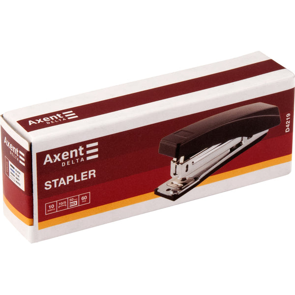 Stapler Delta D4219-01, plastic, №10/5, 10 sheets, black